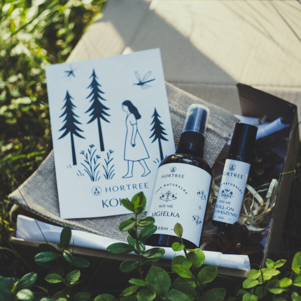 ZESTAW KOI ME Mgiełka 100ml + Roll-On Olejek 10ml - Naturalna ochrona przeciw komarom i kleszczom